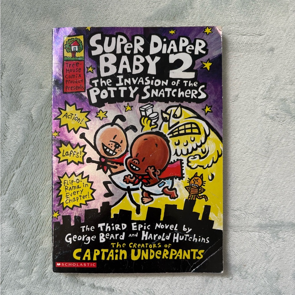 Scholastic Yellow and Black Children's Book